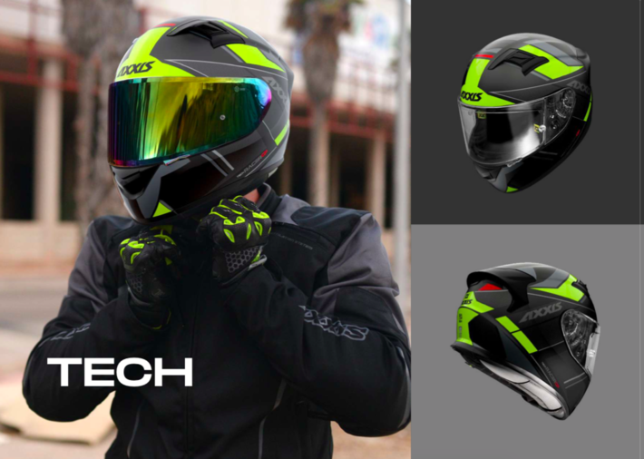 Přilba na moto Axiss Racer GP Fiber