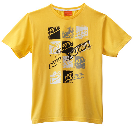 SQUARES TEE YELLOW XL