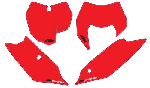 STARTNUMBER PLATE SX/EXC 14