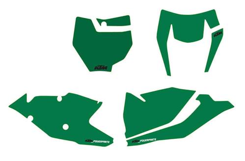 NUMBER PLATE STICKER GREEN